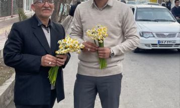 نذر گل نرگس در بجستان به عشق ظهور