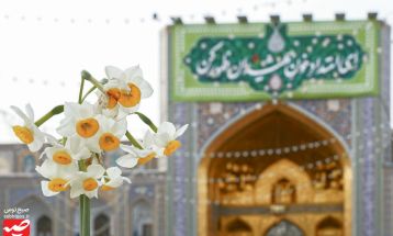 حال و هوای حرم رضوی در نیمه شعبان