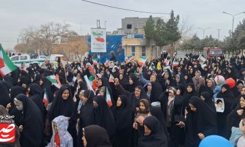حماسه وحدت مردم داورزن در راهپیمایی باشکوه