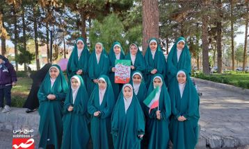 اجرای گروه سرود نورالهدی در بجستان