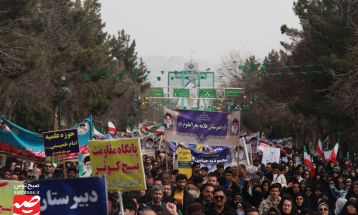 تجلی حضور حماسی مردم قوچان در راهپیمایی۲۲ بهمن