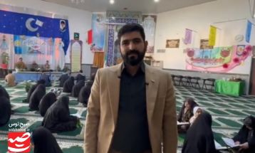 جزءخوانی قرآن در مسجد امام حسین چناران