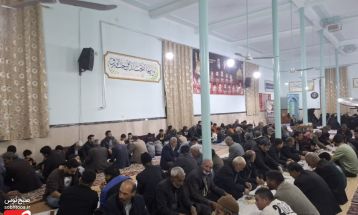 سفره افطاری در شهر و روستای داورزن برپاست