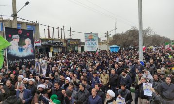 لبیک چنارانی‌ها به ندای رهبری در روز قدس