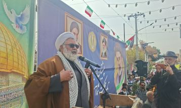 مردم تایباد: تا پای جان پای ولایت ایستاده‌ایم