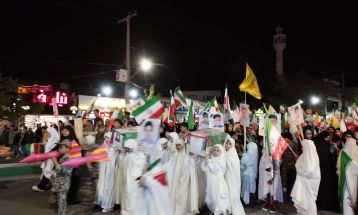 پنجاهمین اجتماع مردمی تربت‌جام با طراوت دخترانه