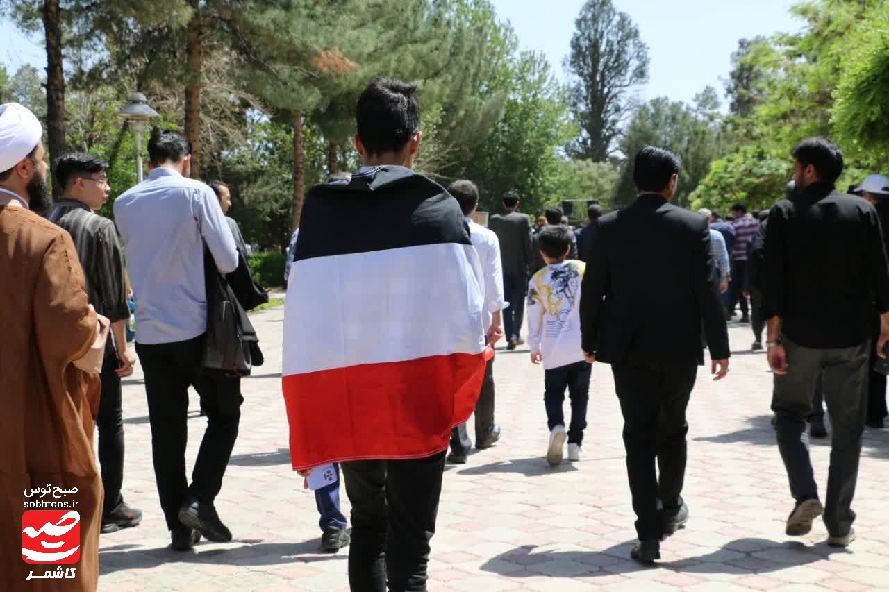 خروش مردم کاشمر در راهپیمایی روز قدس