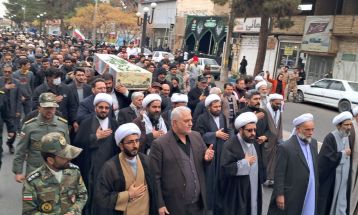 پیکر شهید گمنام در تربت‌جام تشییع شد