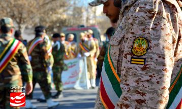 استقبال از شهید گمنام در قوچان