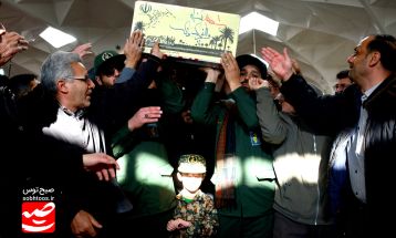 استقبال از شهید گمنام در قوچان