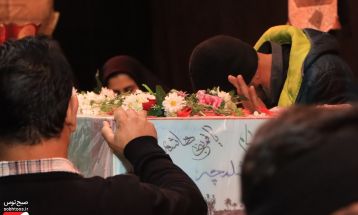 عطر شهدا در ایستگاه صلواتی ساقی عطشان خلیل‌آباد