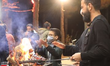 عطر شهدا در ایستگاه صلواتی ساقی عطشان خلیل‌آباد