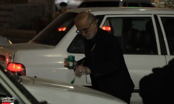عطر شهدا در ایستگاه صلواتی ساقی عطشان خلیل‌آباد