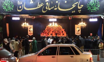عطر شهدا در ایستگاه صلواتی ساقی عطشان خلیل‌آباد