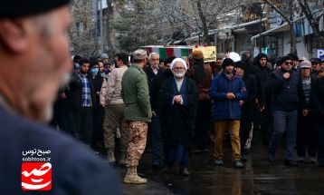 تشییع پیکر شهید گمنام 16 ساله در قوچان