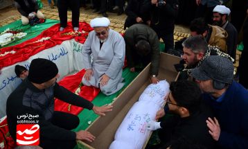 تشییع پیکر شهید گمنام 16 ساله در قوچان