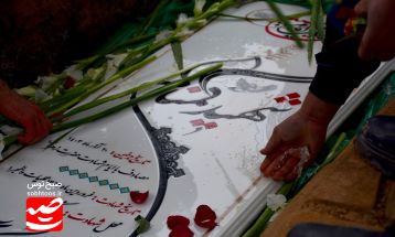 تشییع پیکر شهید گمنام 16 ساله در قوچان