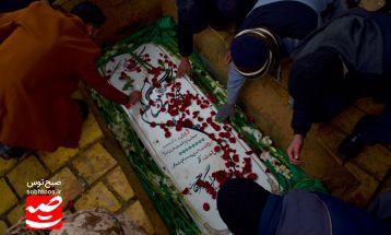 تشییع پیکر شهید گمنام 16 ساله در قوچان