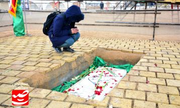 تشییع پیکر شهید گمنام 16 ساله در قوچان