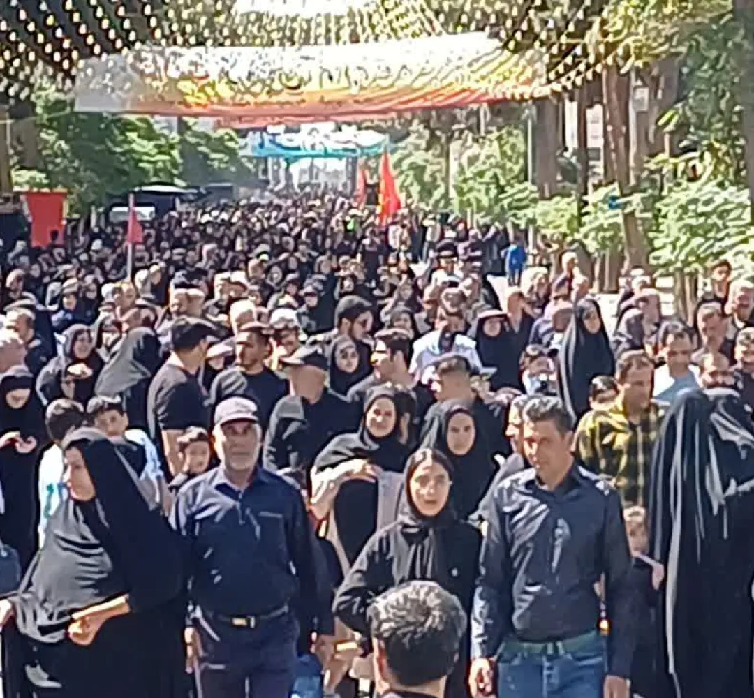 پیاده‌روی جاماندگان اربعین حسینی در تربت‌حیدریه+فیلم