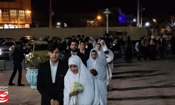 جشن ازدواج آسان ۲۰ زوج جوان در کاشمر