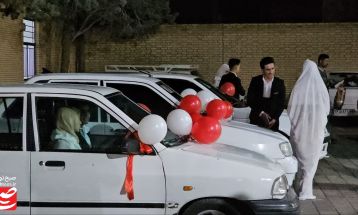 جشن ازدواج آسان ۲۰ زوج جوان در کاشمر