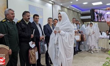 جشن ازدواج آسان ۲۰ زوج جوان در کاشمر