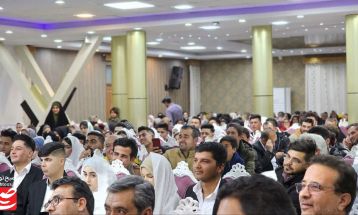 جشن ازدواج آسان ۲۰ زوج جوان در کاشمر