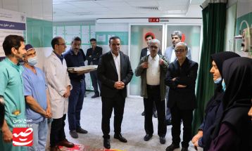 بازدید نوروزی مسئولان از بیمارستان علامه بهلول گنابادی
