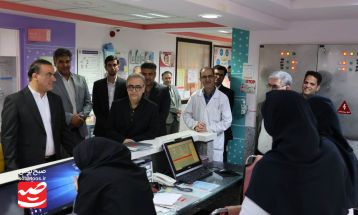 بازدید نوروزی مسئولان از بیمارستان علامه بهلول گنابادی