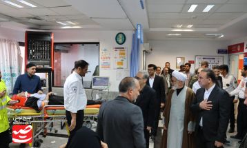 بازدید نوروزی مسئولان از بیمارستان علامه بهلول گنابادی