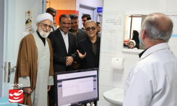 بازدید نوروزی مسئولان از بیمارستان علامه بهلول گنابادی