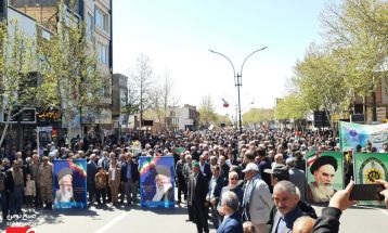 خروش مردم کاشمر در روز جهانی قدس