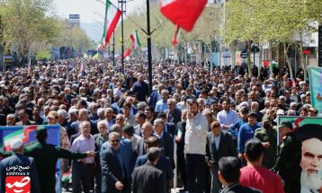 خروش مردم کاشمر در روز جهانی قدس