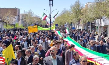 خروش مردم کاشمر در روز جهانی قدس