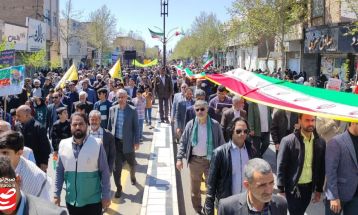 خروش مردم کاشمر در روز جهانی قدس