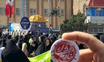 خروش مردم صالح‌آباد در روز جهانی قدس