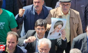 راهپیمایی روز قدس در خلیل‌آباد