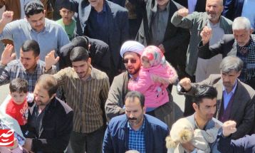 راهپیمایی روز قدس در خلیل‌آباد