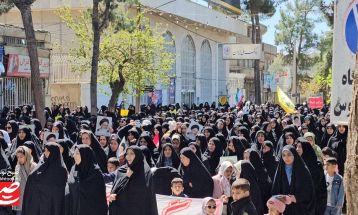 راهپیمایی روز قدس در خلیل‌آباد