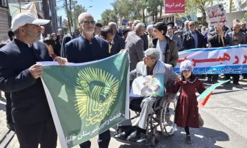 راهپیمایی روز قدس در خلیل‌آباد