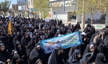 راهپیمایی روز قدس در خلیل‌آباد
