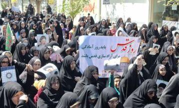 راهپیمایی روز قدس در خلیل‌آباد