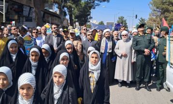 راهپیمایی باشکوه مردم تربت‌جام در روز قدس