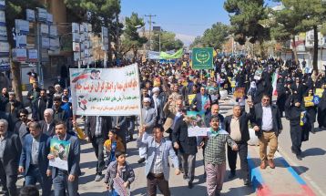 راهپیمایی باشکوه مردم تربت‌جام در روز قدس