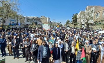 راهپیمایی باشکوه مردم تربت‌جام در روز قدس