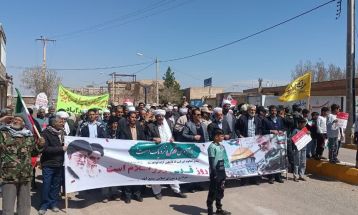 راهپیمایی باشکوه مردم تربت‌جام در روز قدس