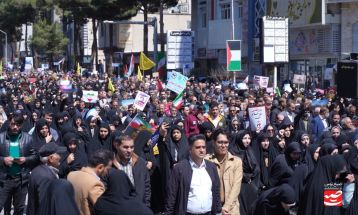 راهپیمایی روز جهانی قدس در تربت‌حیدریه