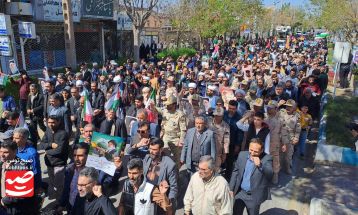 خروش انقلابی مردم تایباد در روز جهانی قدس