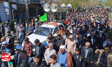 خروش انقلابی مردم تایباد در روز جهانی قدس